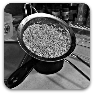 Rinsed quinoa